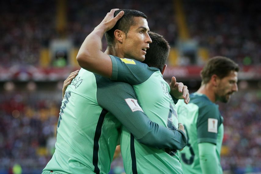 CR7 inauguró su cuenta goleadora en este tipo de torneos que disputa por primera vez.