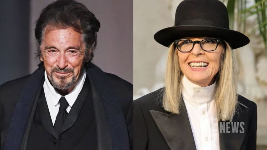 El actor Al Pacino y la fallecida actriz Diane Keaton.&nbsp;