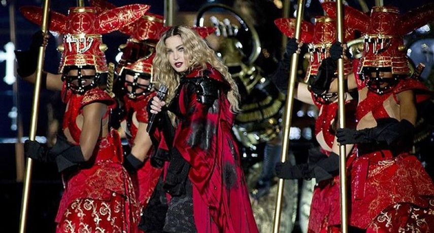 La cantante Madonnaen su gira Rebel Heart. (EFE)