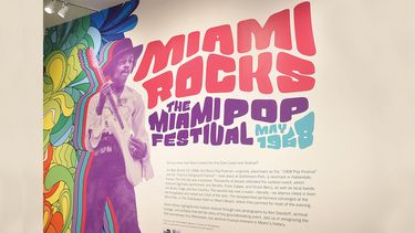 El museo HistoryMiami rindió homenaje al primer festival de rock de la costa este, con una exposición que tituló Miami Rocks: The Miami Pop Festival, May 1968.