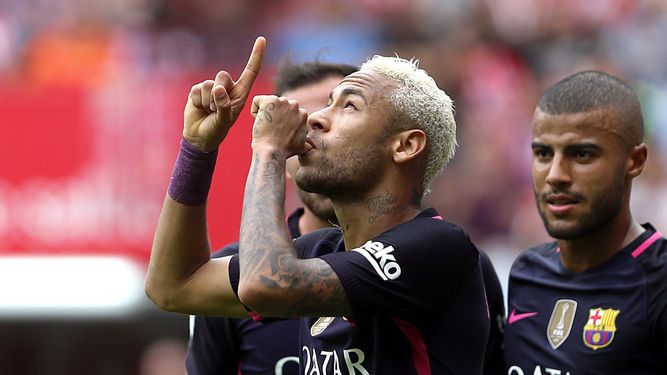 Con un doblete, Neymar fue la figura del encuentro.