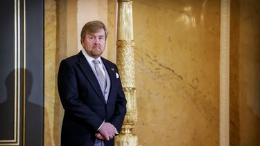 El rey de Holanda, Guillermo Alejandro, asiste a la ceremonia de inauguración del nuevo gabinete IV de Mark Rutte, en el Palacio Noordeinde en La Haya, el 10 de enero de 2022.