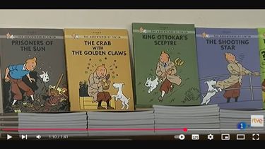 El personaje Tintín, creado por el dibujante belga Hergé.