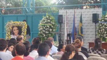 Homenaje a&nbsp;Rayneia Gabrielle Lima, estudiante brasileña asesinada por paramilitares en Nicaragua.