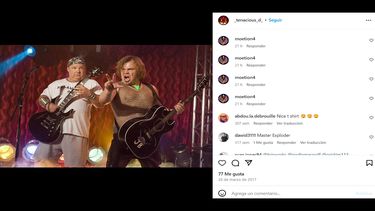 El dúo de cómicos rockeros estadounidense Tenacious D.