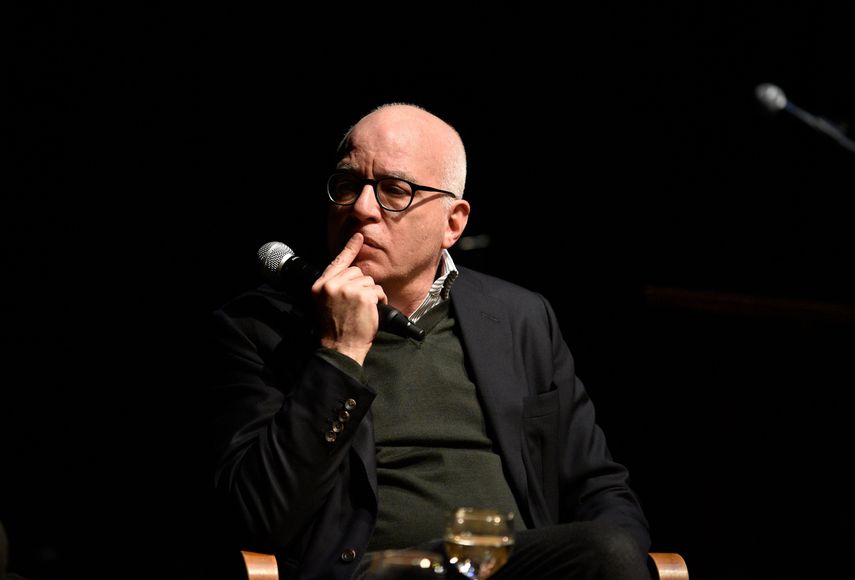 El&nbsp; periodista&nbsp;Michael&nbsp;Wolff en la Feria del Libro de Bruselas.&nbsp;