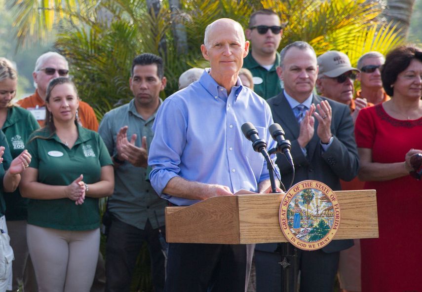 Rick Scott, gobernador de la Florida.