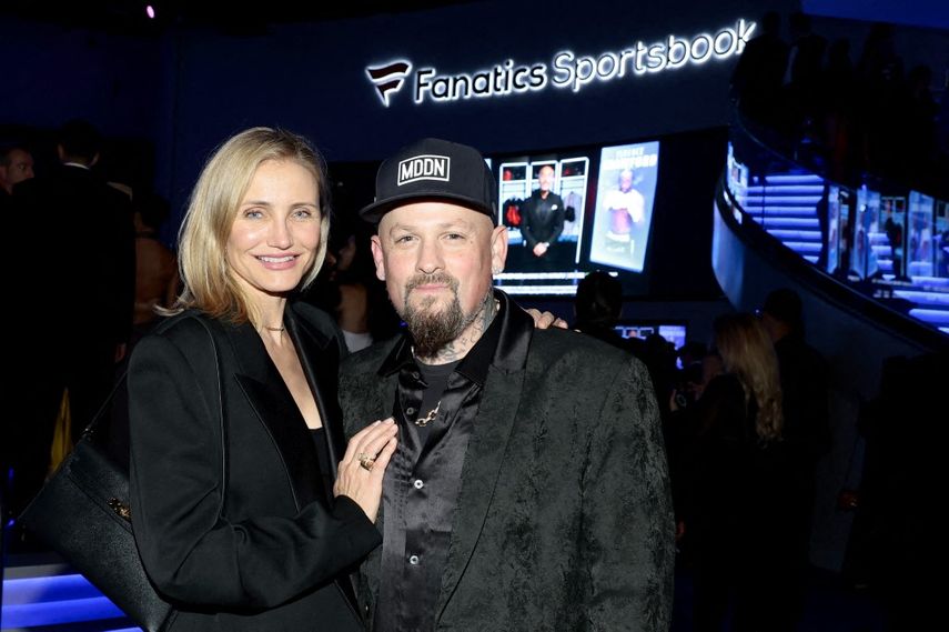Cameron Diaz y Benji Madden asisten al evento Michael Rubin REFORM Alliance Casino Night el 13 de septiembre de 2025 en Atlantic City, Nueva Jersey.&nbsp;