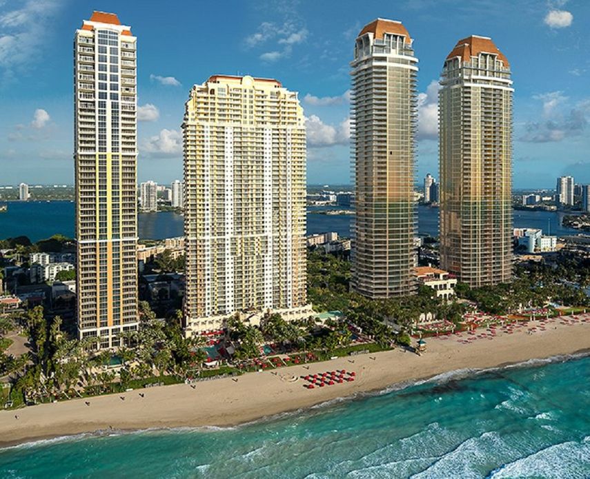 Sunny Isles se encuentra al norte de Miami.&nbsp;