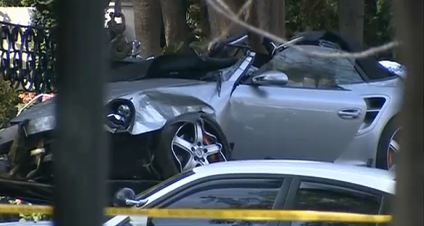  La víctima, iba en la parte trasera de un coche plateado de marca Porsche manejado por Isaías Medina, de 17 años. (Cortesía: WSVN)