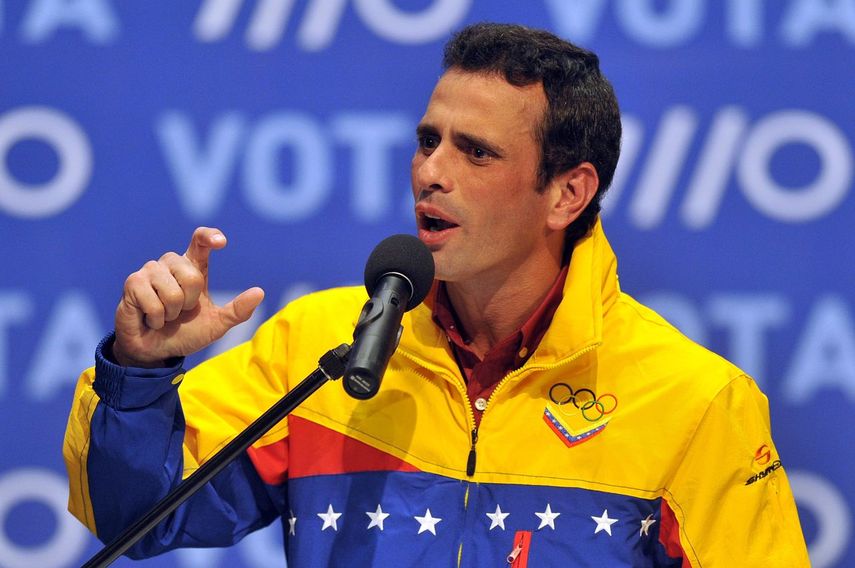 Henrique Capriles, dirigente opositor venezolano.