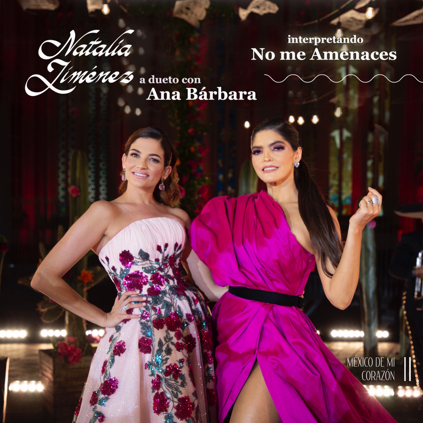 Natalia Jiménez estrena video de No me amenaces con Ana Bárbara