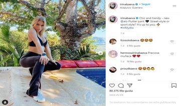 La actriz y modelo rusa Irina Baeva.