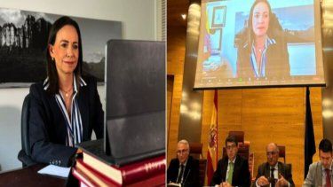 María Corina Machado interviene ante la Comisión de Asuntos Iberoamericanos del Senado de España&nbsp;