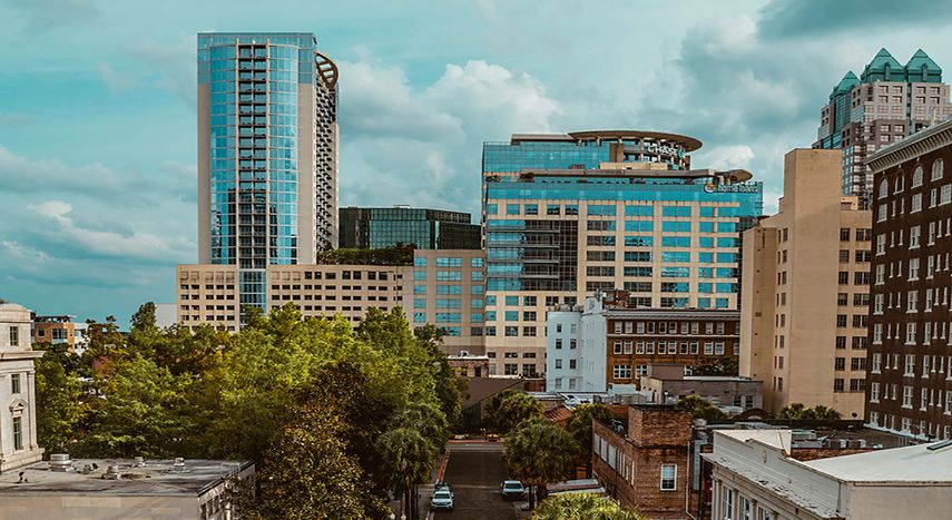 Downtown Orlando, Florida.