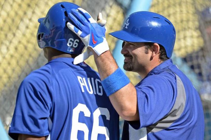 Puig y El Titán compartieron un día de pesca en Canadá. (ARCHIVO)