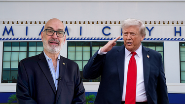 Emilio González y Donald Trump. Emilio González y Donald Trump.