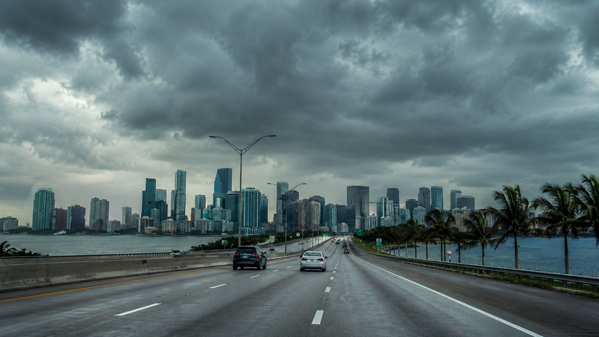 Lluvias y tormentas amenazan el sur de la Florida.