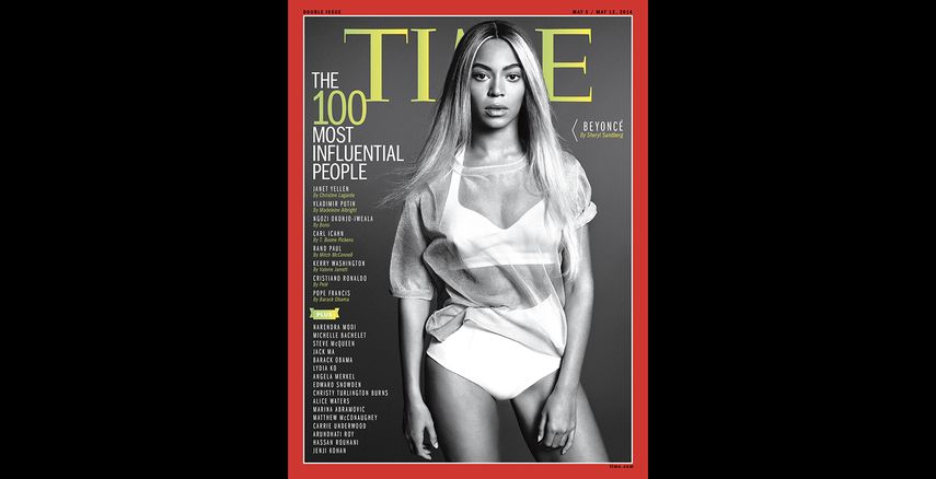 La cantante Beyoncé engalana la portada de la revista Time. (CORTESÍA)