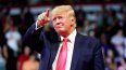 El expresidente de Estdos Unidos Donald Trump durante un mitin con sus seguidores.
