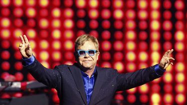 El cantante británico Elton John.