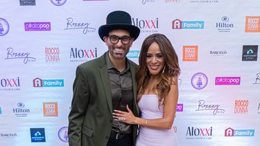 Leonardo Rocco y su esposa, la cantante venezolana Marger Sealey.