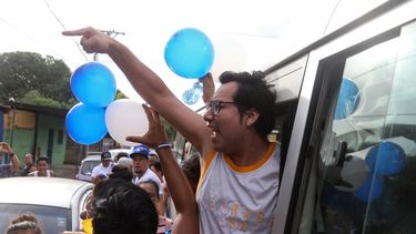 El opositor Yubrank Suazo, uno de los líderes de las protestas de 2018 contra el régimen de Daniel Ortega en Nicaragua, fue detenido violentamente el 18 de mayo de 2022, denunció una organización de derechos humanos.