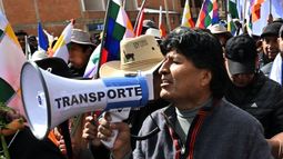 El exdictador boliviano Evo Morales.