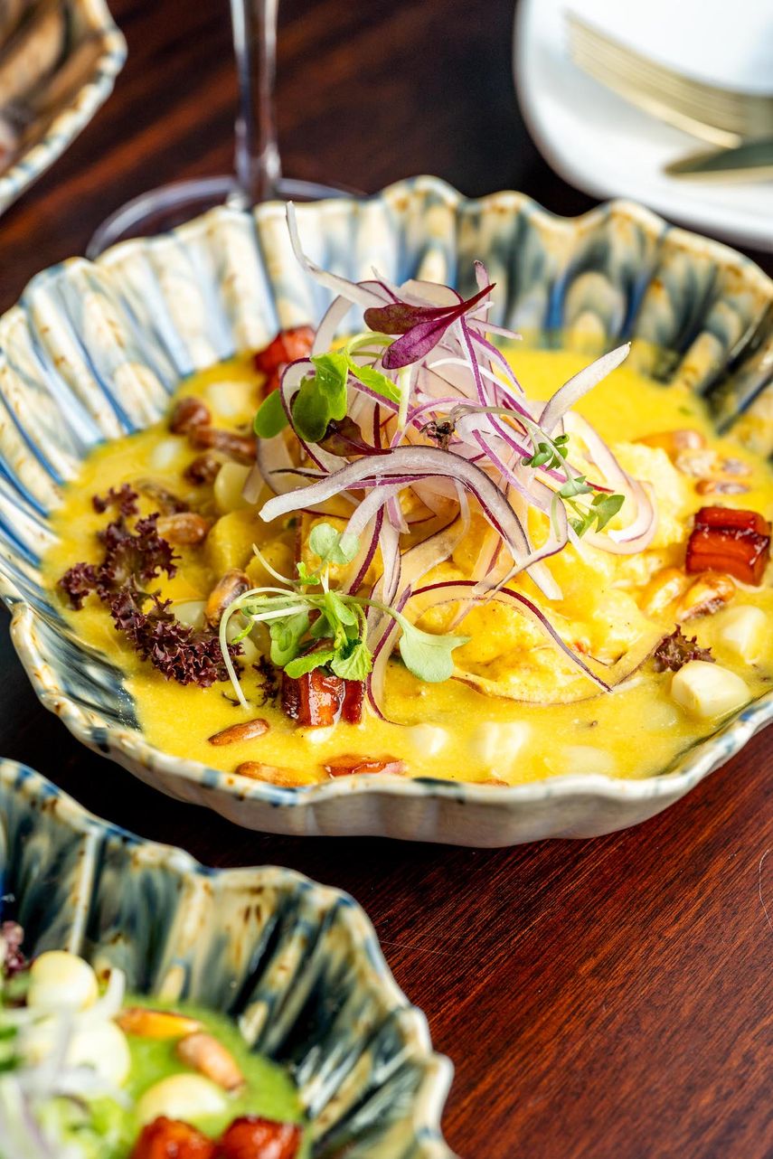 Uno de los ceviches que sirven en UMA.