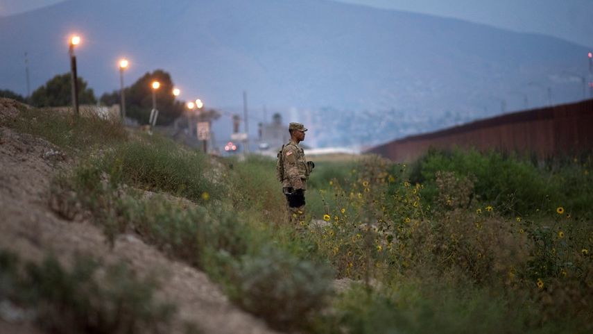 Frontera entre EEUU y México.