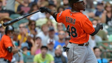 Marcell Ozuna conectó el noveno jonrón del año. (ARCHIVO)