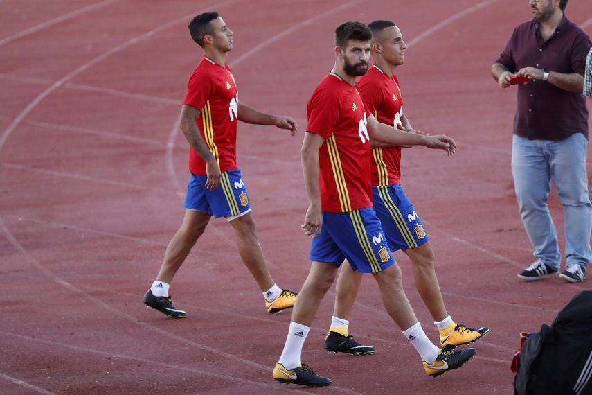 La Roja se prepara para enfrentar el viernes a Albania en un partido de la eliminatoria a Rusia 2018.