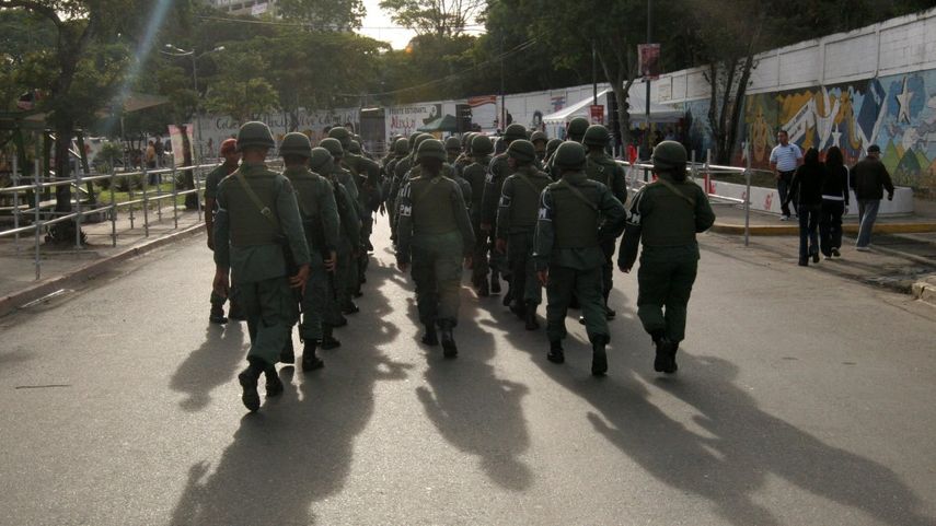 Militares venezolanos.