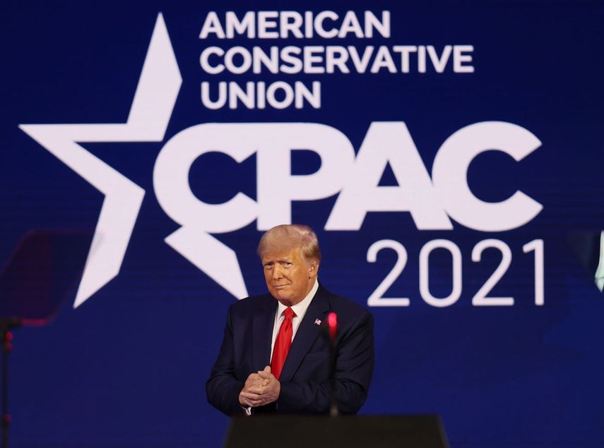 El expresidente estadounidense Donald Trump en la Conferencia de Acción Política Conservadora (CPAC)