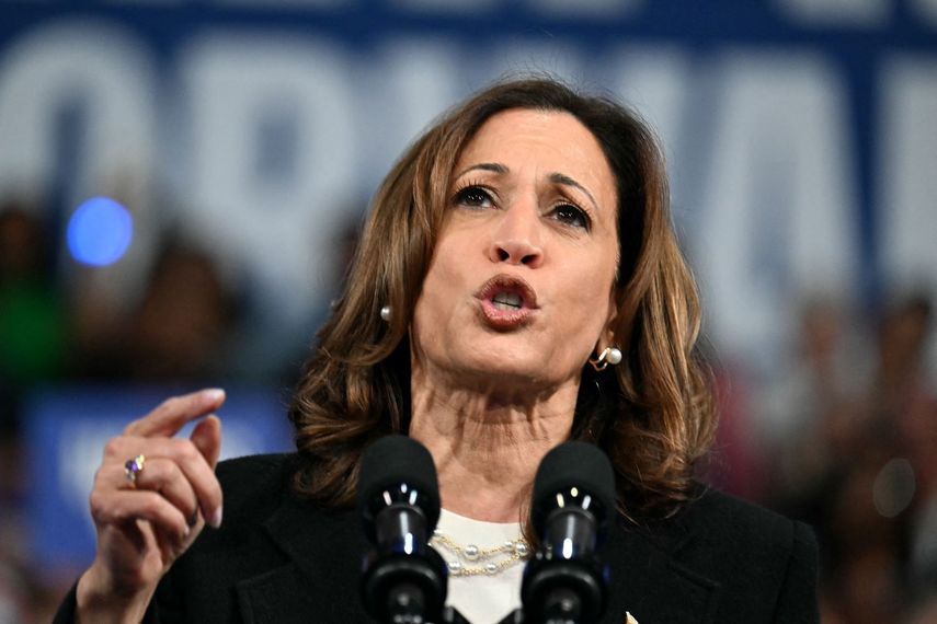 La candidata demócrata a la Presidencia, Kamala Harris.