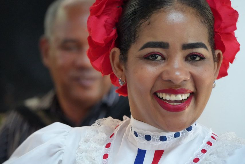 Cultura dominicana en la feria.&nbsp;