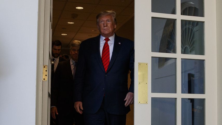 Fotograf&iacute;a del&nbsp;15 de octubre de 2019 del&nbsp;presidente Donald Trump en la Casa Blanca, en Washington.