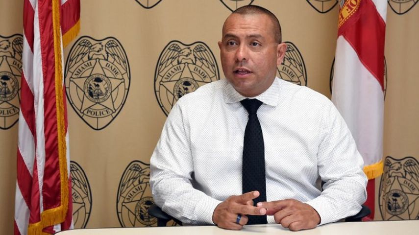 Álvaro Zabaleta, vocero del Departamento de Policía Miami-Dade.