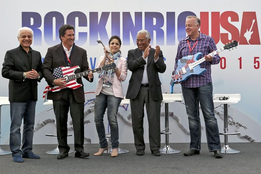 Lanzamiento de Rock in Rio USA en Lisboa, Portugal. (EFE)