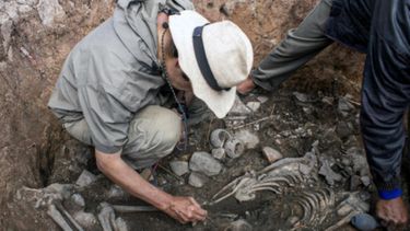 Hallan tumba de sacerdote de 3.000 años de antigüedad en Perú.