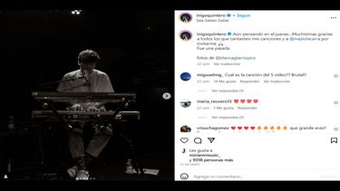 &nbsp;El cantautor español Iñigo Quintero.