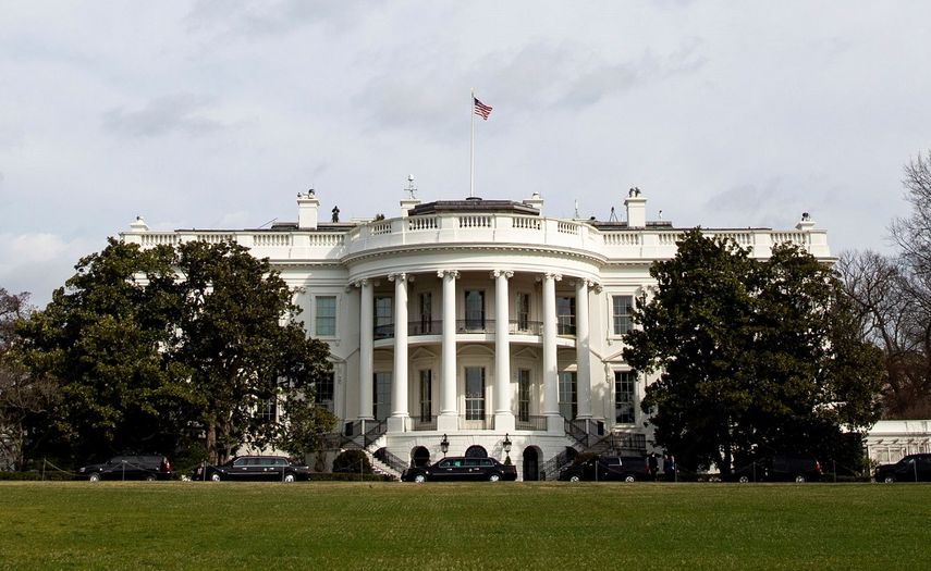 Fotografía fechada el 15 de marzo de 2019 en la que se observa el jardin sur de la Casa Blanca.