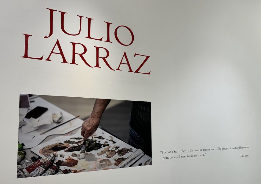 Larraz pinta para ver los sueños.