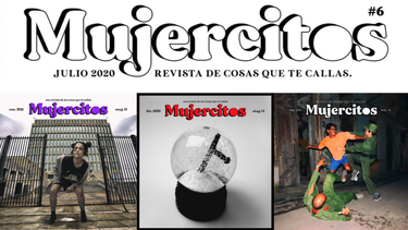 Algunas de las portadas de la revista del Colectivo Mujercitos.&nbsp;