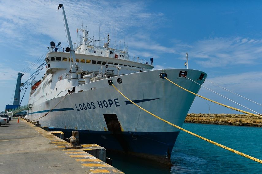 El&nbsp;Logos Hope&nbsp;ha navegado por las aguas de Asia, América, África y Europa, recibiendo millones de visitas.