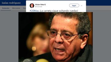 Isaías Rodríguez, exembajador de Venezuela en Italia&nbsp;