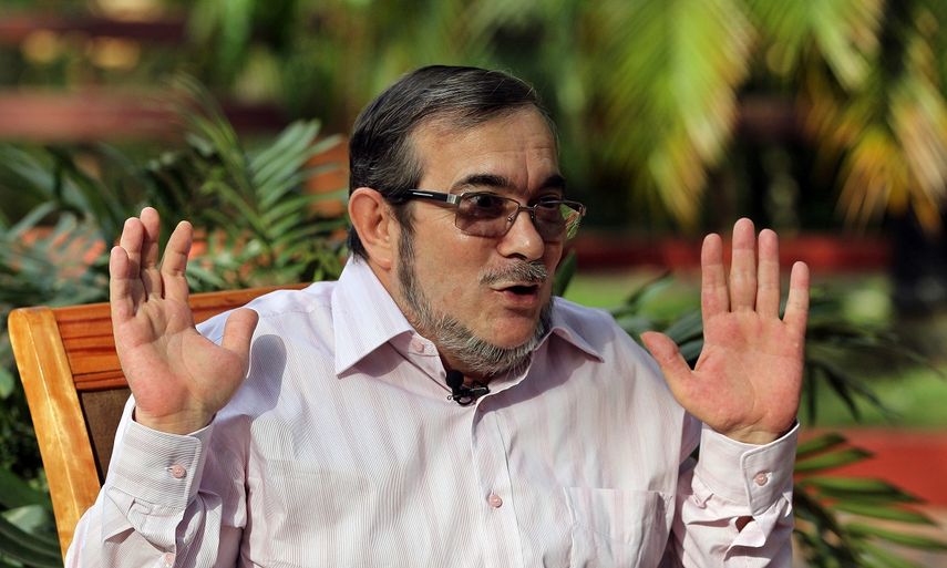 Rodrigo Londoño Echeverri, alias Timochenko, exguerrillero y presidente del partido político FARC.