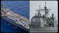 El buque de asalto anfibio USS Iwo Jima (LHD-7) y el crucero misilístico USS Lake Erie (CG-70) formaron parte del simulacro. (Cortesía)