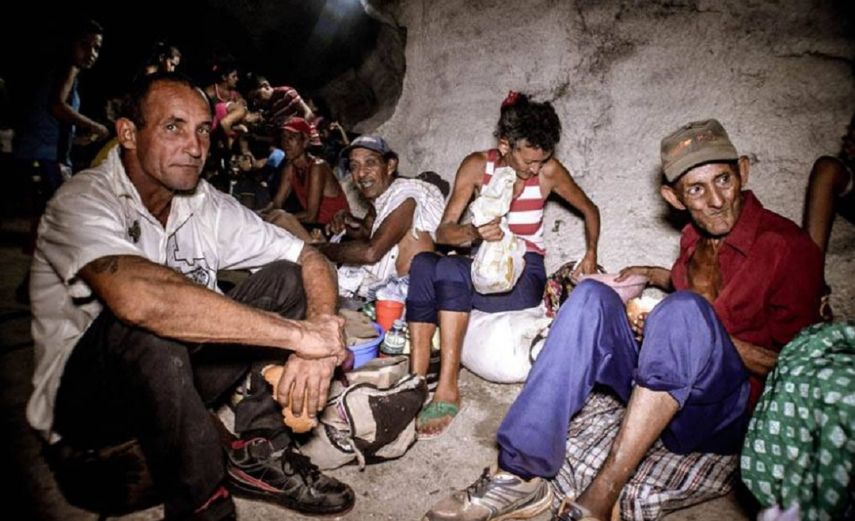 Evacuados en Gibara, Holguín.&nbsp;