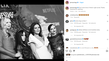 Netflix confirmó que Wednesday empató con Stranger Things la posición número uno en 83 países durante el fin de semana de su estreno.
